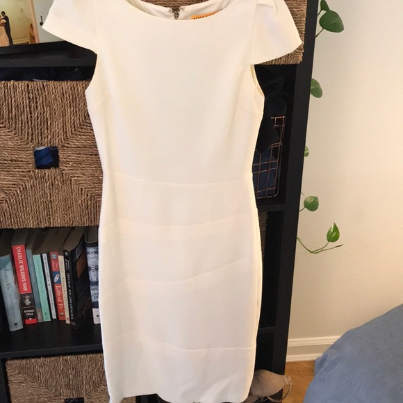 Alice + Olivia Dresses & Skirts - Alice and Olivia gorgeous white cap sleeve dress